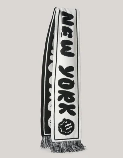 Shoeby Printed Sjaal Zwart/Wit< Sjaals