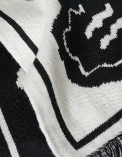 Shoeby Printed Sjaal Zwart/Wit< Sjaals