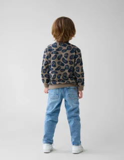 Shoeby Printed Sweater Bruin< Gebreide Truien|Sweaters