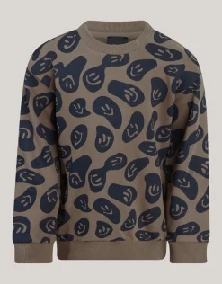 Shoeby Printed Sweater Bruin< Gebreide Truien|Sweaters
