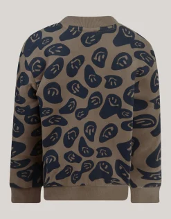 Shoeby Printed Sweater Bruin< Gebreide Truien|Sweaters