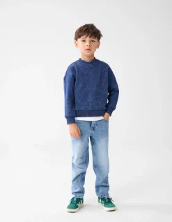 Shoeby Printed Sweater Donkerblauw< Gebreide Truien|Sweaters