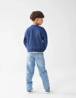 Shoeby Printed Sweater Donkerblauw< Gebreide Truien|Sweaters