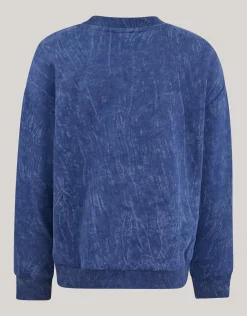 Shoeby Printed Sweater Donkerblauw< Gebreide Truien|Sweaters