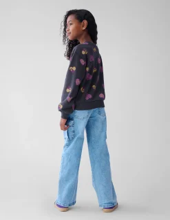 Shoeby Printed Sweater Donkergrijs< Sweaters En Hoodies