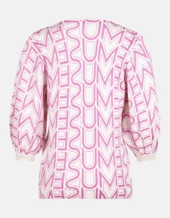 Shoeby Printed Trui Lichtroze<DAMES Truien En Sweaters