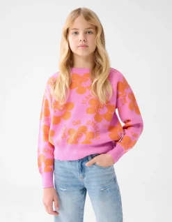 Shoeby Printed Trui Roze< Gebreide Truien