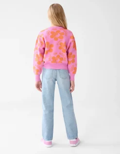 Shoeby Printed Trui Roze< Gebreide Truien