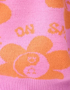 Shoeby Printed Trui Roze< Gebreide Truien