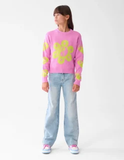Shoeby Printed Trui Roze< Gebreide Truien