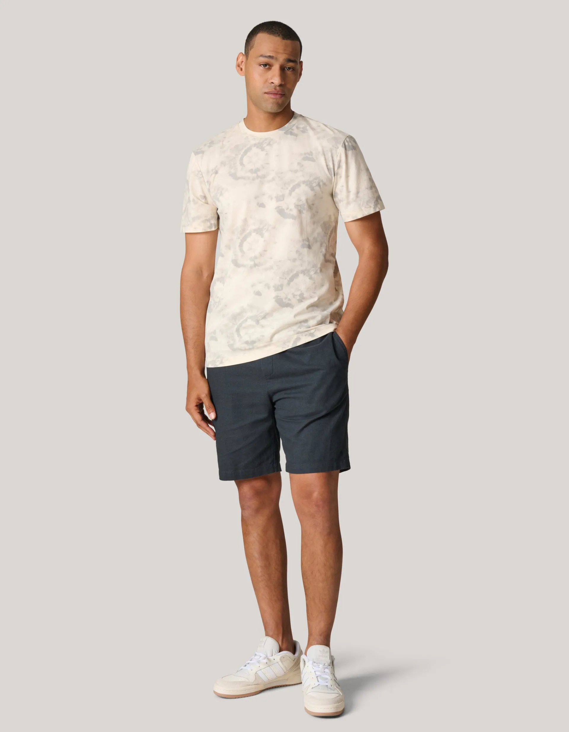 Shoeby Printed T-shirt Gebroken Wit<Heren T-Shirts En Polo's