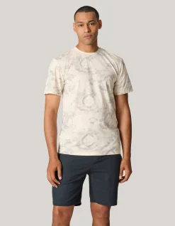 Shoeby Printed T-shirt Gebroken Wit<Heren T-Shirts En Polo's