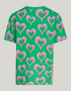 Shoeby Printed T-shirt Groen< T-Shirts