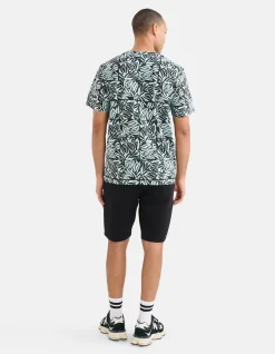 Shoeby Printed T-shirt Lichtgroen<Heren T-Shirts En Polo's