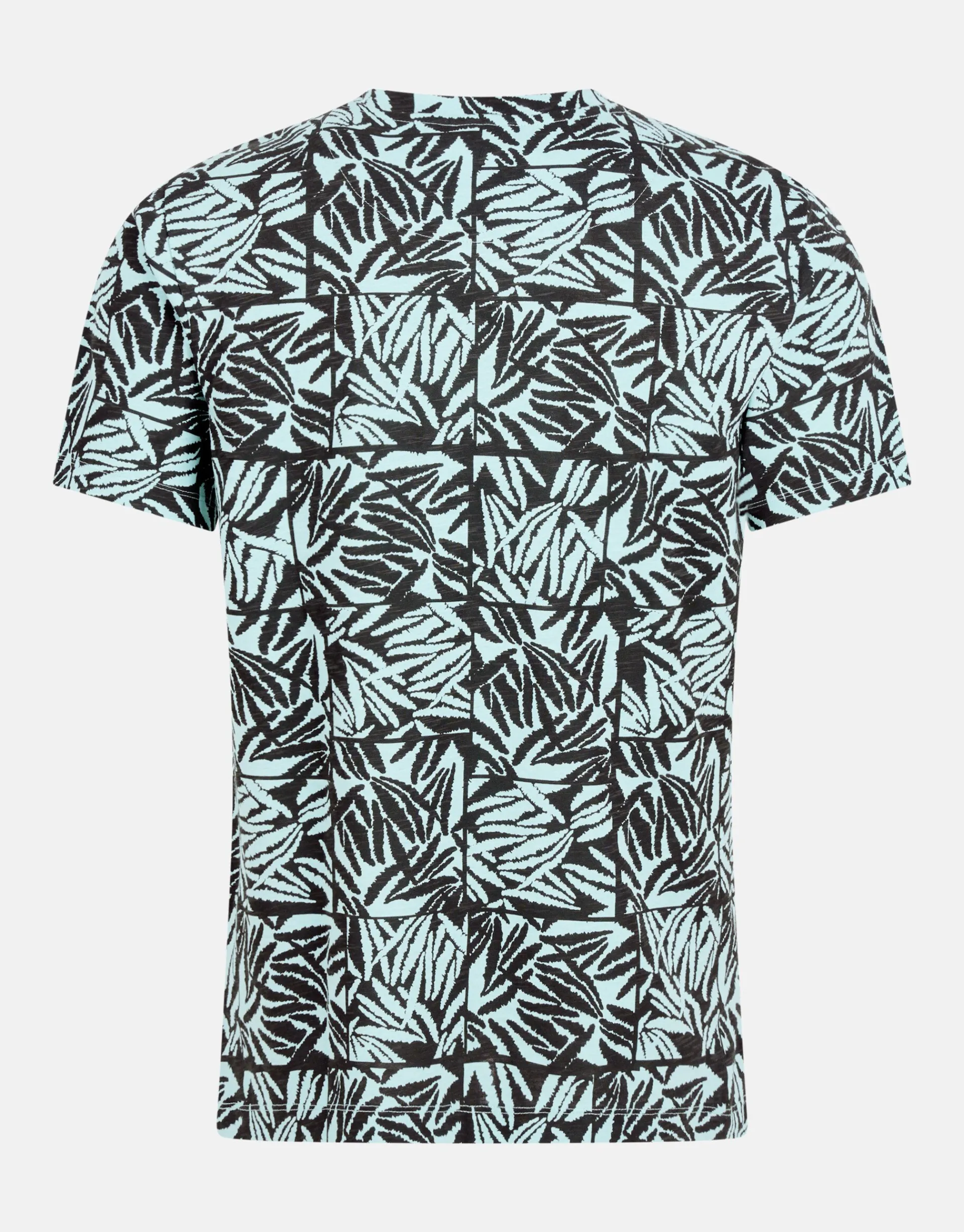 Shoeby Printed T-shirt Lichtgroen<Heren T-Shirts En Polo's