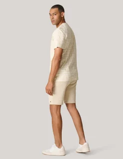 Shoeby Printed T-shirt Zand<Heren T-Shirts En Polo's