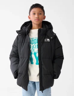 Shoeby Puffer Jas Zwart< Jassen