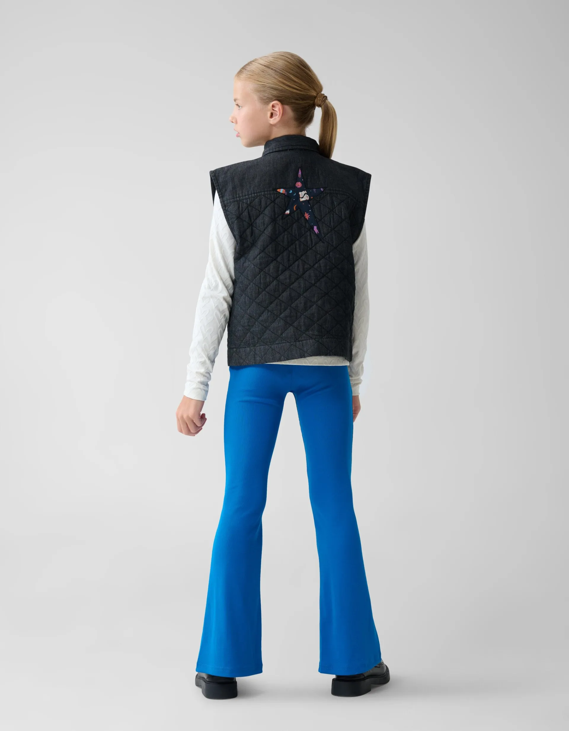 Shoeby Quilted Gilet Donkergrijs< Gilets