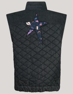 Shoeby Quilted Gilet Donkergrijs< Gilets