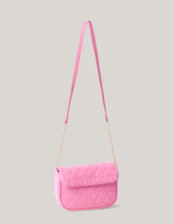 Shoeby Quilted Heart Tas Roze< Tassen