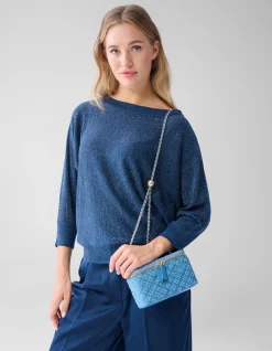 Shoeby Quilted Tas Blauw<DAMES Tassen