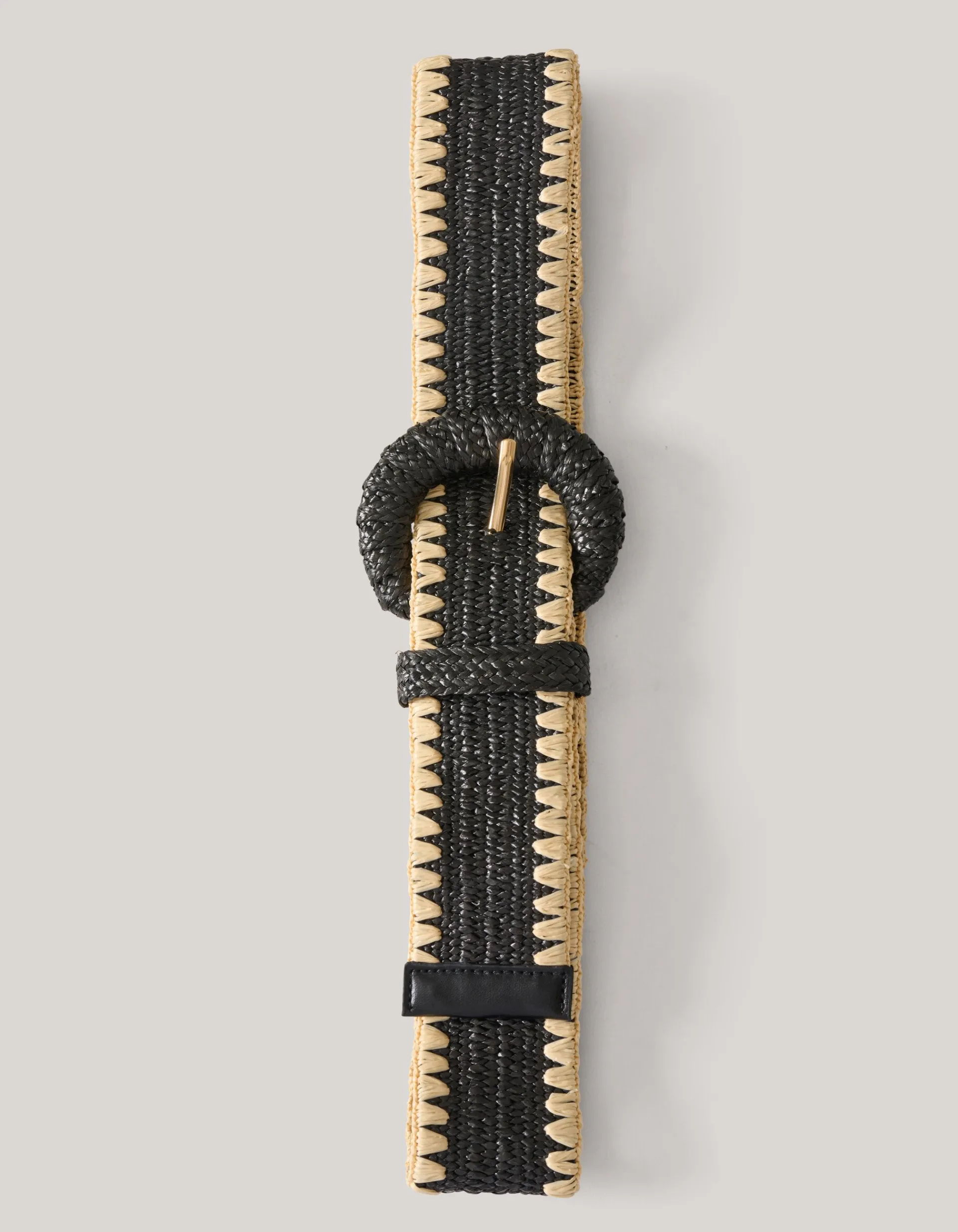 Shoeby Raffia Riem Zwart<DAMES Riemen