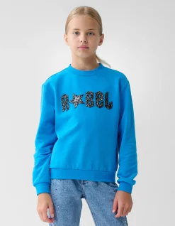 Shoeby Rebel Sweater Blauw< Sweaters En Hoodies