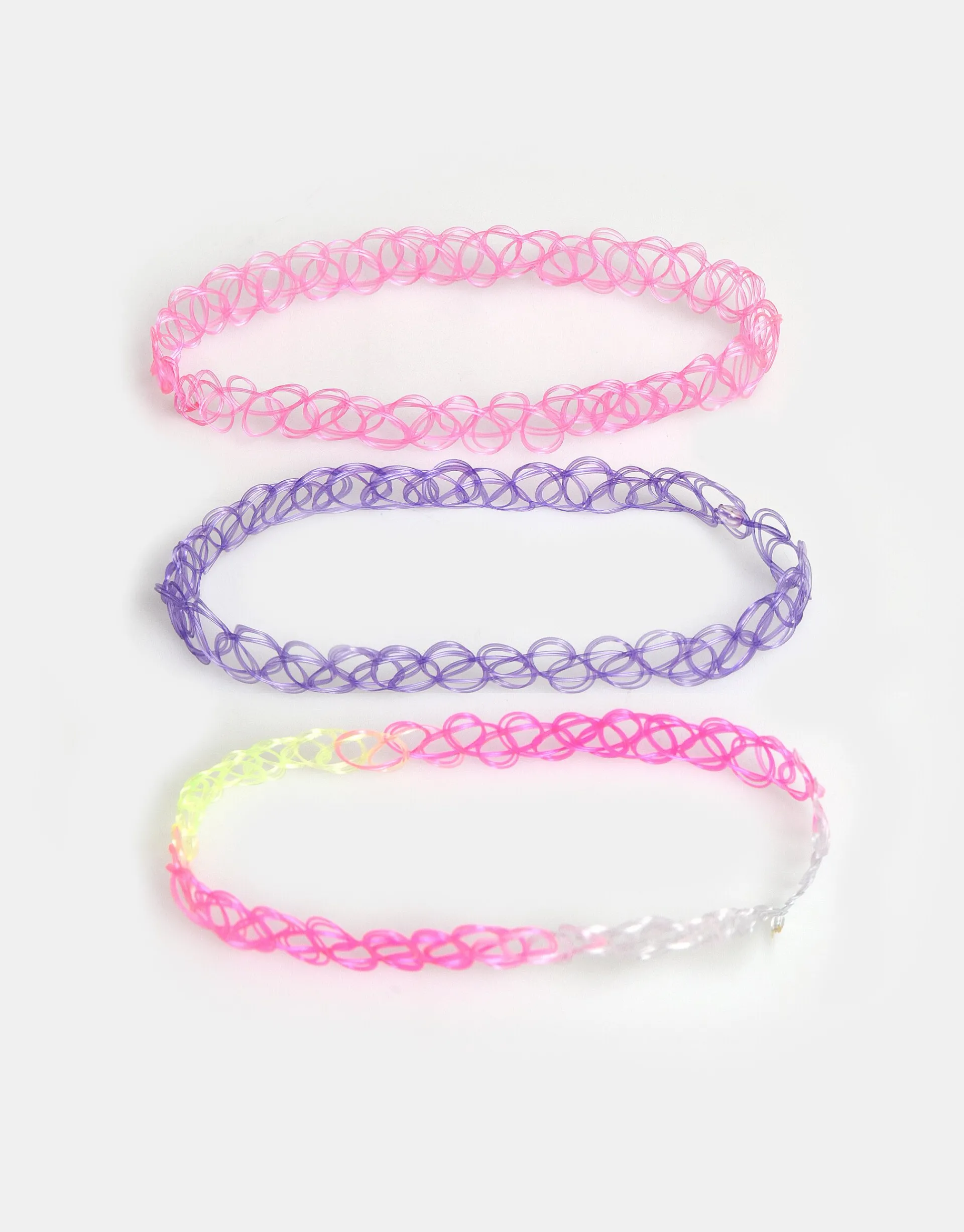 Shoeby Regenboog Choker Set< Sieraden