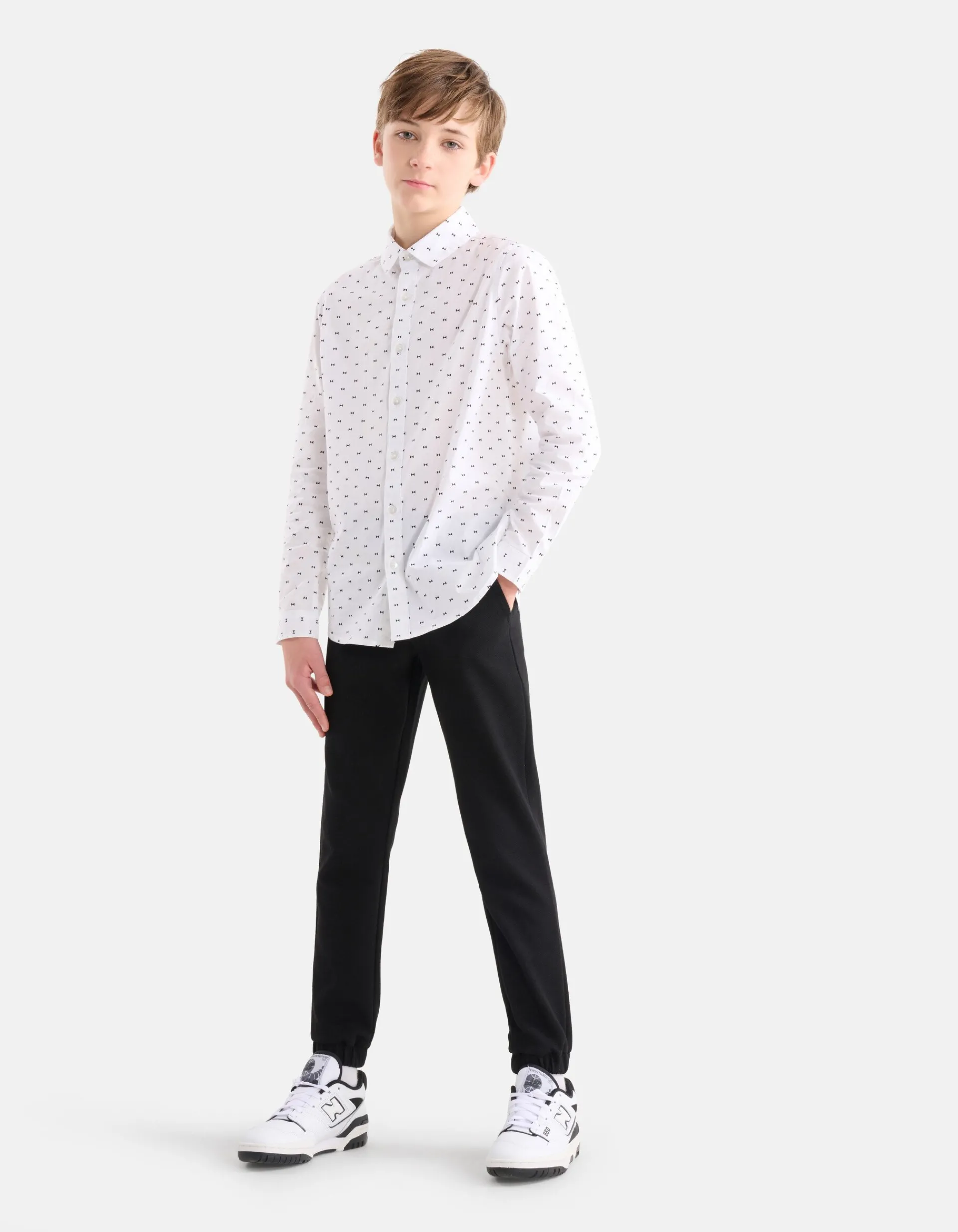 Shoeby Regular Fit Broek Zwart< Broeken
