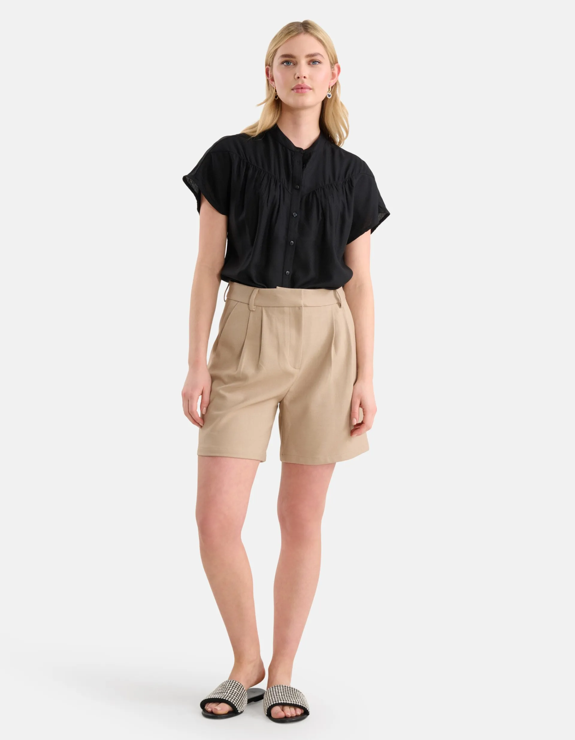Shoeby Relaxed Fit Top Zwart<DAMES Tops