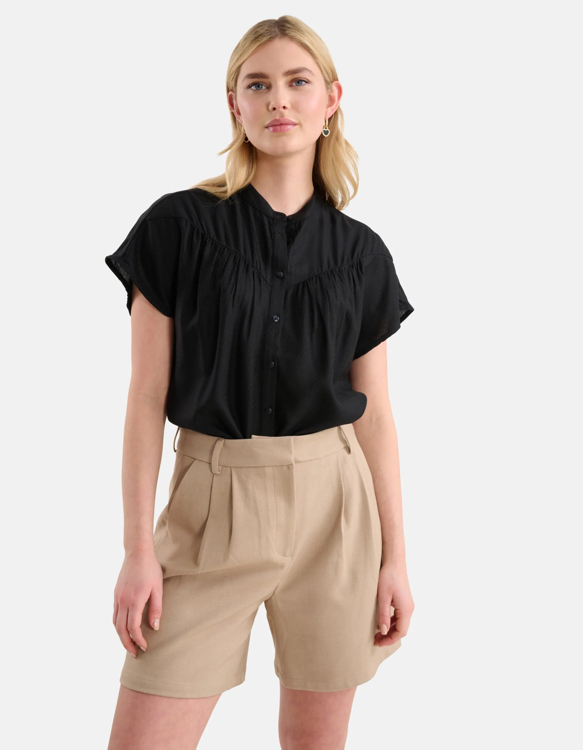 Shoeby Relaxed Fit Top Zwart<DAMES Tops
