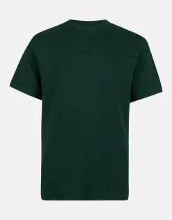 Shoeby Relaxed Fit T-shirt Donkergroen<Heren T-Shirts En Polo's