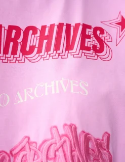 Shoeby Retro Artwork T-shirt Roze<DAMES T-Shirts