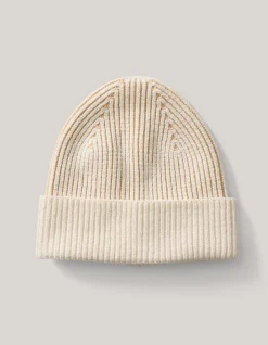 Shoeby Rib Beanie Gebroken Wit<Heren Mutsen En Petten