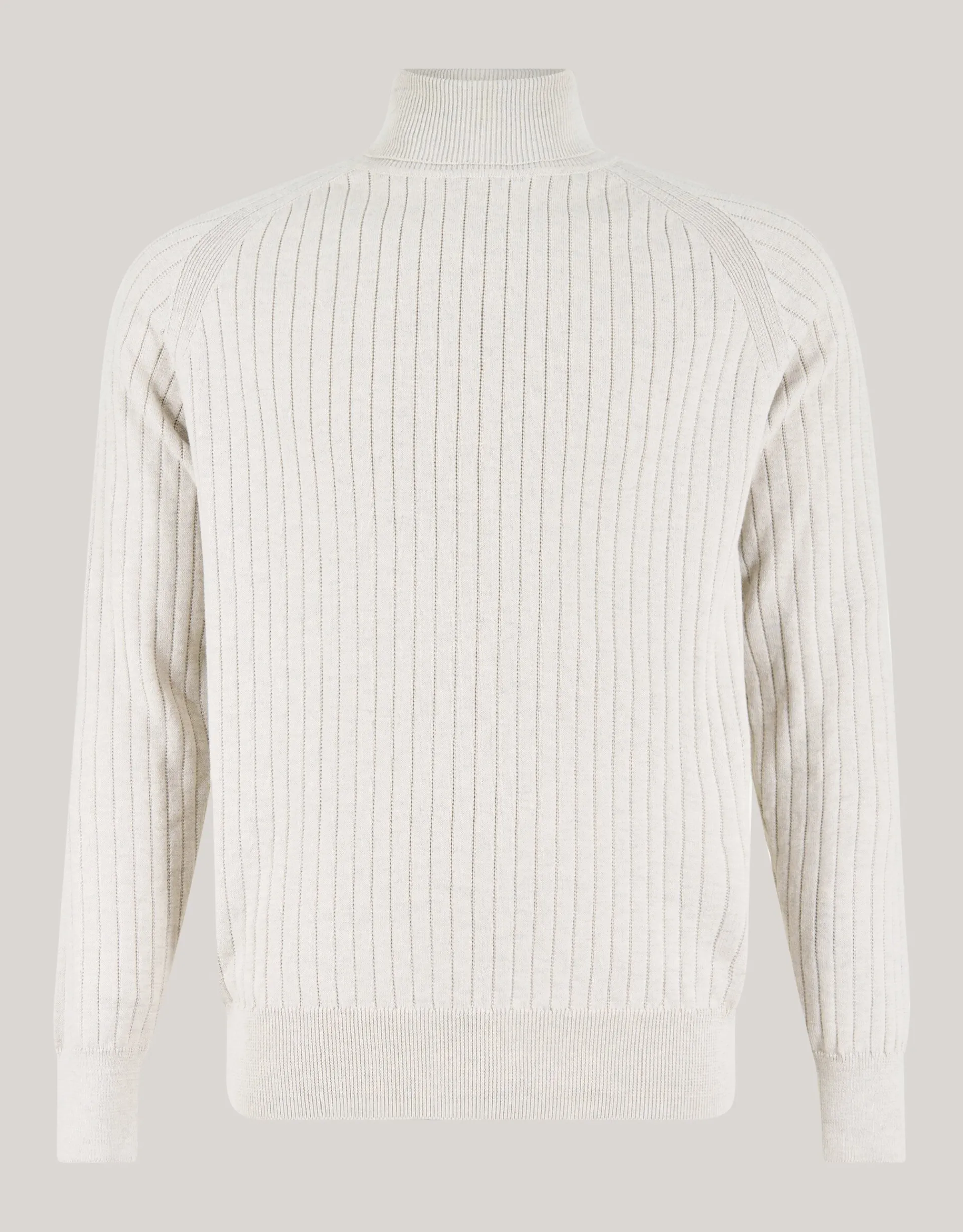 Shoeby Rib Coltrui Zand<Heren Truien En Sweaters