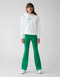 Shoeby Rib Flared Legging Groen< Broeken