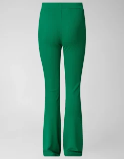 Shoeby Rib Flared Legging Groen< Broeken
