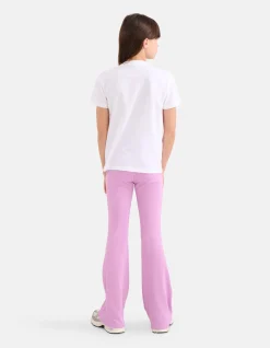 Shoeby Rib Flared Legging Lichtpaars< Broeken