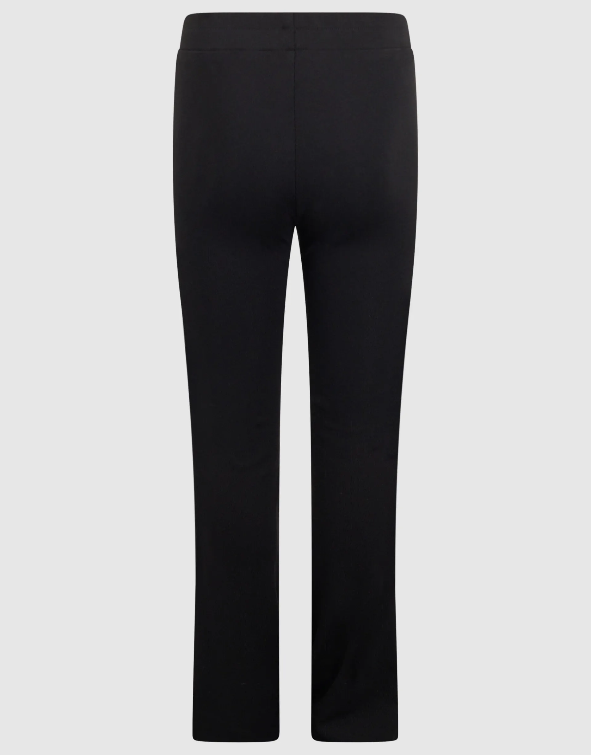 Shoeby Rib Flared Legging Zwart< Broeken