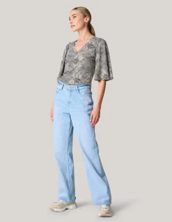 Shoeby Rib Jersey Ruffle Top<DAMES Tops