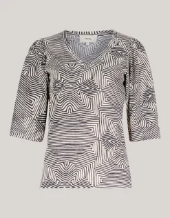 Shoeby Rib Jersey Ruffle Top<DAMES Tops