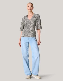 Shoeby Rib Jersey Ruffle Top<DAMES Tops