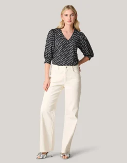 Shoeby Rib Jersey Top Zwart<DAMES T-Shirts