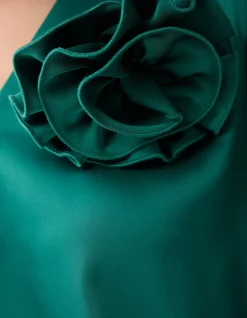 Shoeby Roos Blouse Donkergroen<DAMES Blouses