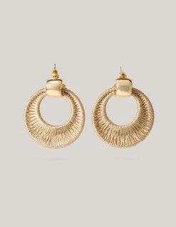 Shoeby Round Rope Oorbellen Goud<DAMES Sieraden
