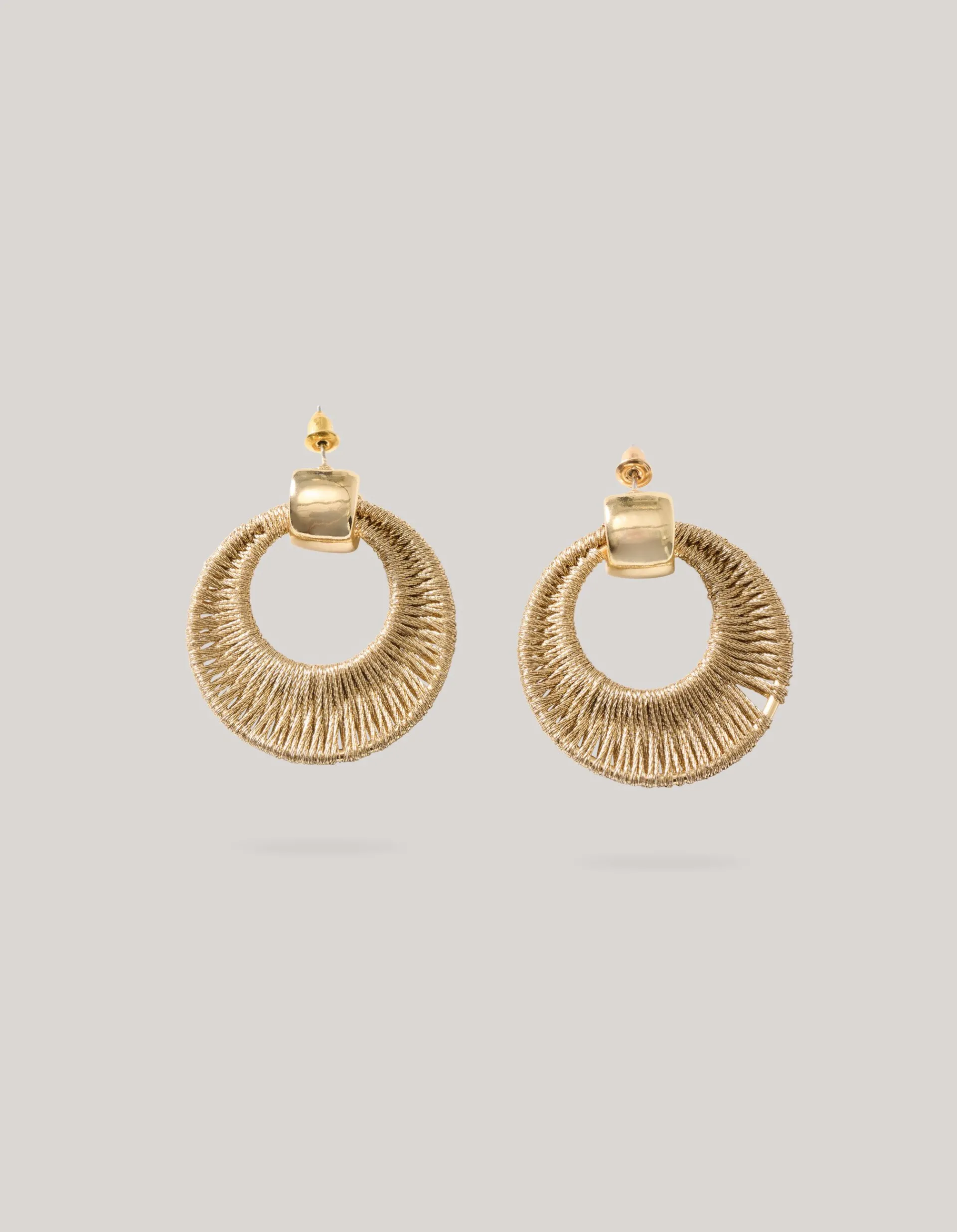 Shoeby Round Rope Oorbellen Goud<DAMES Sieraden