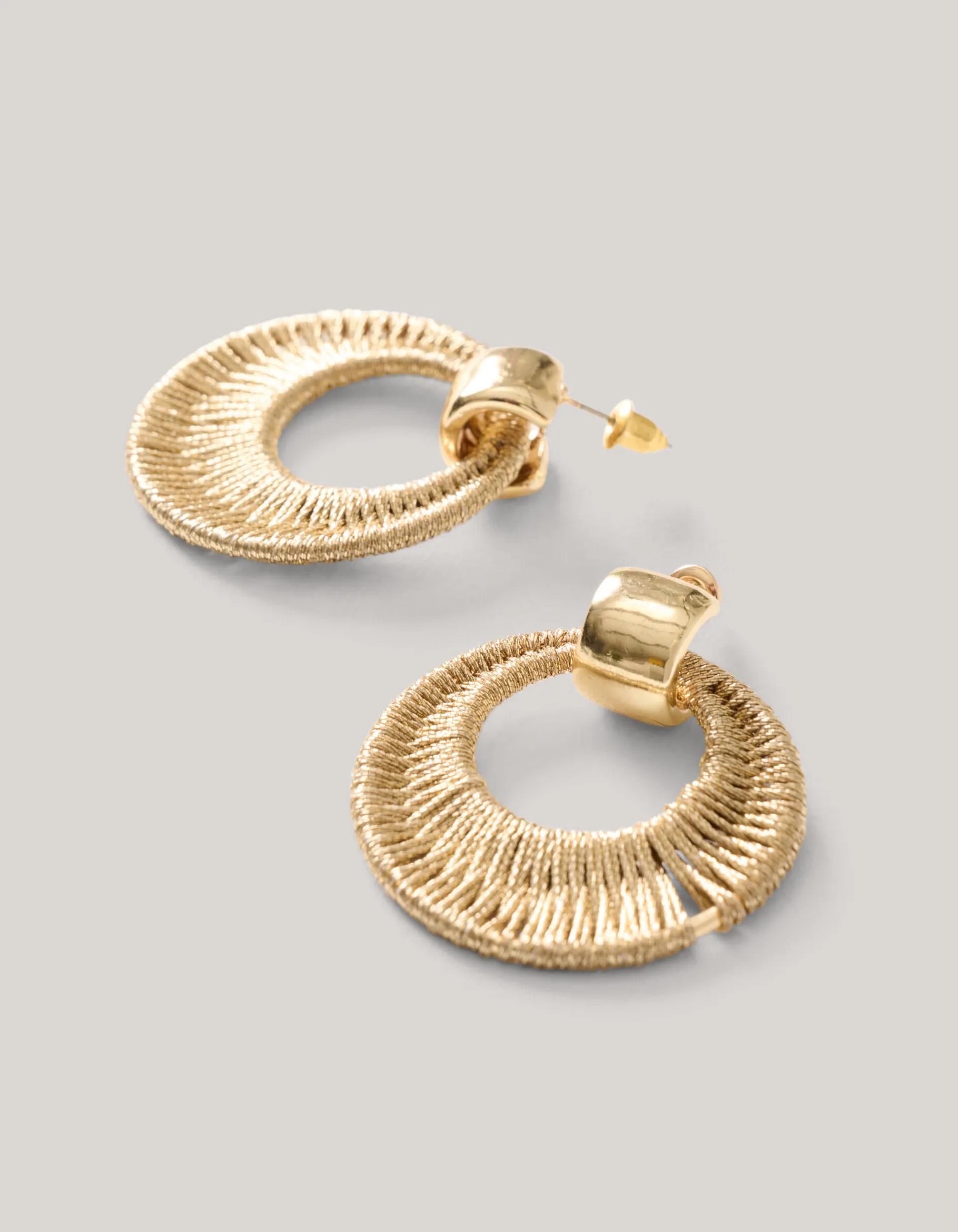 Shoeby Round Rope Oorbellen Goud<DAMES Sieraden