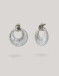 Shoeby Round Rope Oorbellen Zilver<DAMES Sieraden