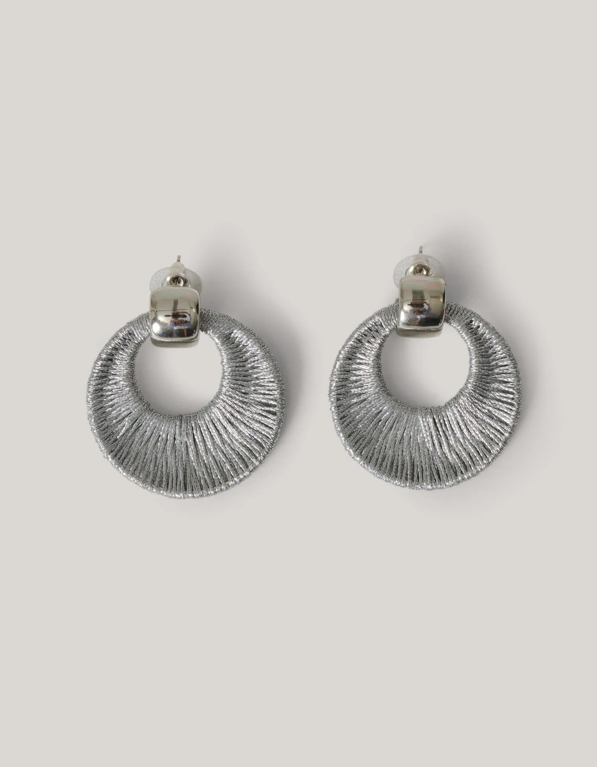 Shoeby Round Rope Oorbellen Zilver<DAMES Sieraden