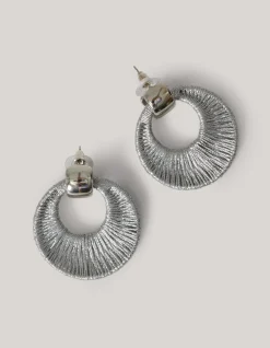 Shoeby Round Rope Oorbellen Zilver<DAMES Sieraden